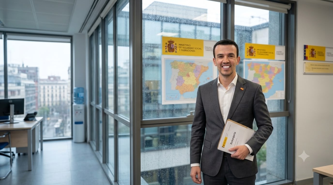 Well, asesor migratorio de Emigrabien, en oficina de extranjería